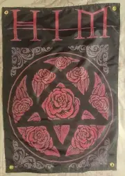 HIM Bam Margera Element Skateboards Heartagram Banner Poster Jackass CKY CKY2K