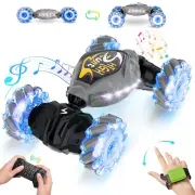 RC Cars, 2.4Ghz 4WD New Gravity Gesture Sensing Remote Control Car Toys, Stunt T
