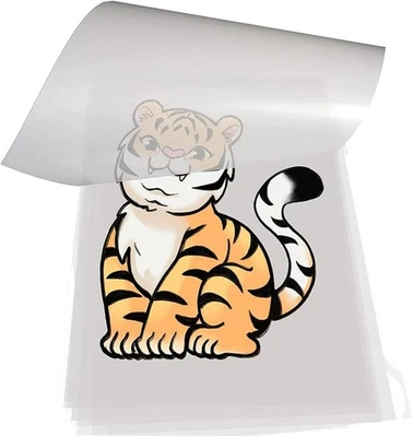 DTF Transfer Film 100 Sheets-A4 PET Heat Transfer Paper for DIY Direct