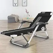 Aluminum Alloy G Loungers and Recliners Folding Adjustable Sun Lounger Chair Sunbed Recliner for The Beach Pool Outdoor Patio Camping Feet Steel c316