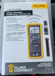 Fluke 3000 FC/TPAK MultiMeter w/ TL75 Test Leads, Soft Case & Magnetic Hanger