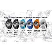 AP-Style Skeleton Cartoon Japanese Movement Luminous Hand 44MM Watch