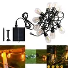 Outdoor String Lights Solar Powered Fences Festival Camping Backyard Parks Porch