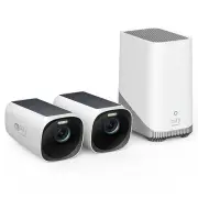 Eufy eufyCam 3 (S330) 2 Pack with Homebase 3 T8871TW1