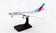 1:400 JC Wings Eurowings discover AIRBUS A330-200 Passenger Plane Diecast Model