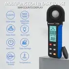 Light Lux Meter Data Logger Digital Lumen Tester 0.1~400,000 Lux For Plant Grow