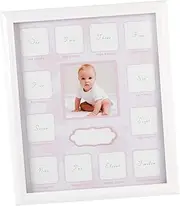 CIMAXIC Baby Keepsake Frame Newborn Photo Frame 12 Months Baby Boy Growth Record Photo Frame