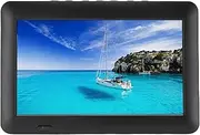 8 Inch Portable TV, Pocket Digital TV for Car Camping Kitchen, Support FM Radio, HD Color TFT LED Monitor, ATV VHF UHF, Battery Powered, Remote Control, with Tuner and Stand