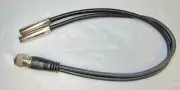 Workman PL-259 to 2 Female Motorola Jacks 18 Inches On Each End