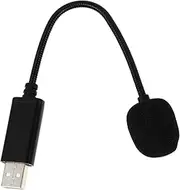 GOOHOCHY USB Microphone for Streaming Karaoke Meetings Flexible Design Plug and Play USB Laptop Mic Sound Quality Compatible with Computers and Mobile