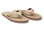 Mens Hari Mari Dunes Flip Flop - Tan, Size 8 US [1061]