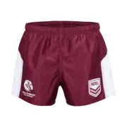 Manly Sea Eagles NRL Tidwell Mens Supporter Shorts | Maroon by Sporting House