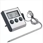 Digital Cooking Thermometer Timer LCD Kitchen BBQ Meat Food Cooking Probe