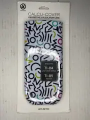 NEW Replacement Calculator Case Cover for TI-84 or TI-89 CALCU-COVER "80s Retro"