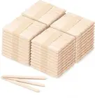 2000 Pcs 4.5" Wooden Craft Sticks Ice Cream Natural Wood Popsicle Stick for Hair