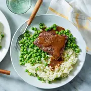 Braised Grass-Fed Lamb Stew with Peas and Mashed Potatoes (NDIS)