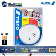 Smoke Alarm Fire Detector Quell® Photoelectric Worry Free Intelligent Bonus 9V