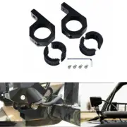 2Pcs Car Off Road Fog Work Light Aluminum Roll Bar Clamp Holder LED 30mm Bracket