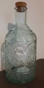 Vidrios San Miguel 100% Recycled Glass Cork Top Bottle Clear