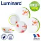 【法國Luminarc】樂美雅 甜蜜佳人 5件式餐具組/玻璃餐盤/微波餐盤/微波碗/法國進口(ARC-511-SW)