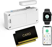 Cabinet Lock eLinkSmart Hidden Drawer Lock with RFID Card NFC for Child Safety Cupboard Door Kitchen Pantry Furniture Support Phone or Watch App No Drilling Required White