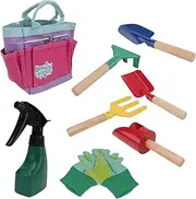 Abaodam 1set Kids Garden Planting Tools Mini Fork Shovel Rake Children Beach Sand Toys