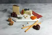 Facet Marble Serving Board 35x20CM Cheese Fruit Board Kitchen Platter