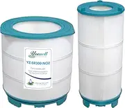 Yoozell YZ688E. System 3 S7M120 Pool Filter Inner&Outer Replacement 25021-0200S 25022-0201S Teal SR300 300Sq.ft Inground Pool Cartridges