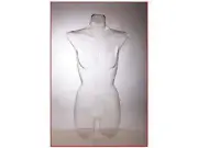 Manequin Mannequin Manikin Torso Form FEMALE TRANSPARENT mannequin