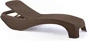 Keter Atlantic Sun Lounger, Brown
