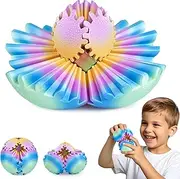 Gear Ball Fidget Toys for Kids Adults 3D Printed Stress Relief Gearsphere Blocks for Anxiety Office Desk Christmas Stoking Stuffers Easter Basket Fillers Birthday Gifts (Tropical Breeze,2.5 Inch)
