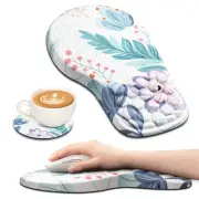 2 in 1 Ergonomic Mouse Pad with Wrist Support, Wrist Pad Cushion for Mouse Ma...