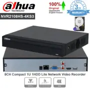 Dahua NVR2108HS-4KS3 8 Channel Network Video Recorder for POE Security Camera