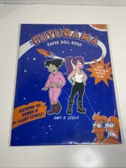 2001 Futurama Paper Dolls Amy & Leela 5 Outfits Each Dark Horse New in Plastic
