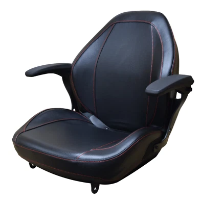 Ford New Holland Tractor Seat TC23DA TC25 TC25D TC26DA TC29 TC29DA Armrest Black