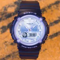 在飛比找PChome24h購物優惠-CASIO卡西歐 BABY-G 魔幻時空雙顯腕錶-紫色 BG