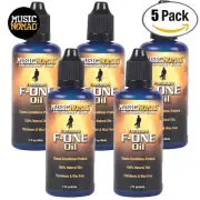 5-PACK Music Nomad MN105 F-ONE Fretboard Oil Cleaner & Conditioner 2 oz