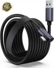 5M VR Link Cable, USB 3.0 to USB-C, Compatible with Meta Oculus Quest 3/2, PICO