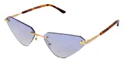 Saraghina AKIRA 791AZ Women’s Sunglasses Gold Size 61