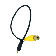 to 2.5mm AV-IN Cable Car Rear View Camera TO GPS 2.5mm 0. black