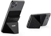 Moft X Universal/Portable Phone Stand w/Cards RFID Protection Holder Carbon BLK