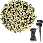 100/200/500 LED Solar Fairy String Lights Outdoor Garden Christmas Party Decor (Warm White (Solar Power), 22M 200LED)