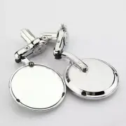 Pair Left Right Round Silver Motorcycle Dirt Bike Rearview Side Rear Mirrors