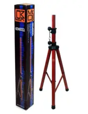 MR DJ SS350R Speaker Stand Universal Red Heavy Duty Folding Tripod PRO PA DJ Ho