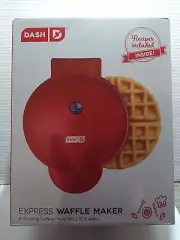 ️ DEWM8100RD Express 8” Waffle Maker Machine for Individual Serving Dashs