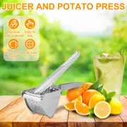 Potato Ricer Stainless Steel Potato Masher Fruit Masher Versatile Food Masher
