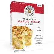 King Arthur Baking Company Pull-Apart Garlic Bread Mix Kit 15.25 oz