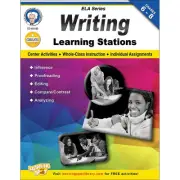CARSON-DELLOSA Mark Twain Writing Learning Stations Workbook 404180