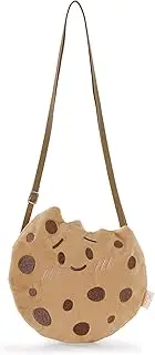 [NICI] Mymochi Cookie 61820 Shoulder Bag 22.5 x 22 cm Beige Fashionable Kawaii Shoulder Bag in Cute Plush Design Cute Plush Crossbody Bag