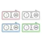 Digital Alarm Clock 3 Levels Brightness Temperature Display Modern Visual Timer